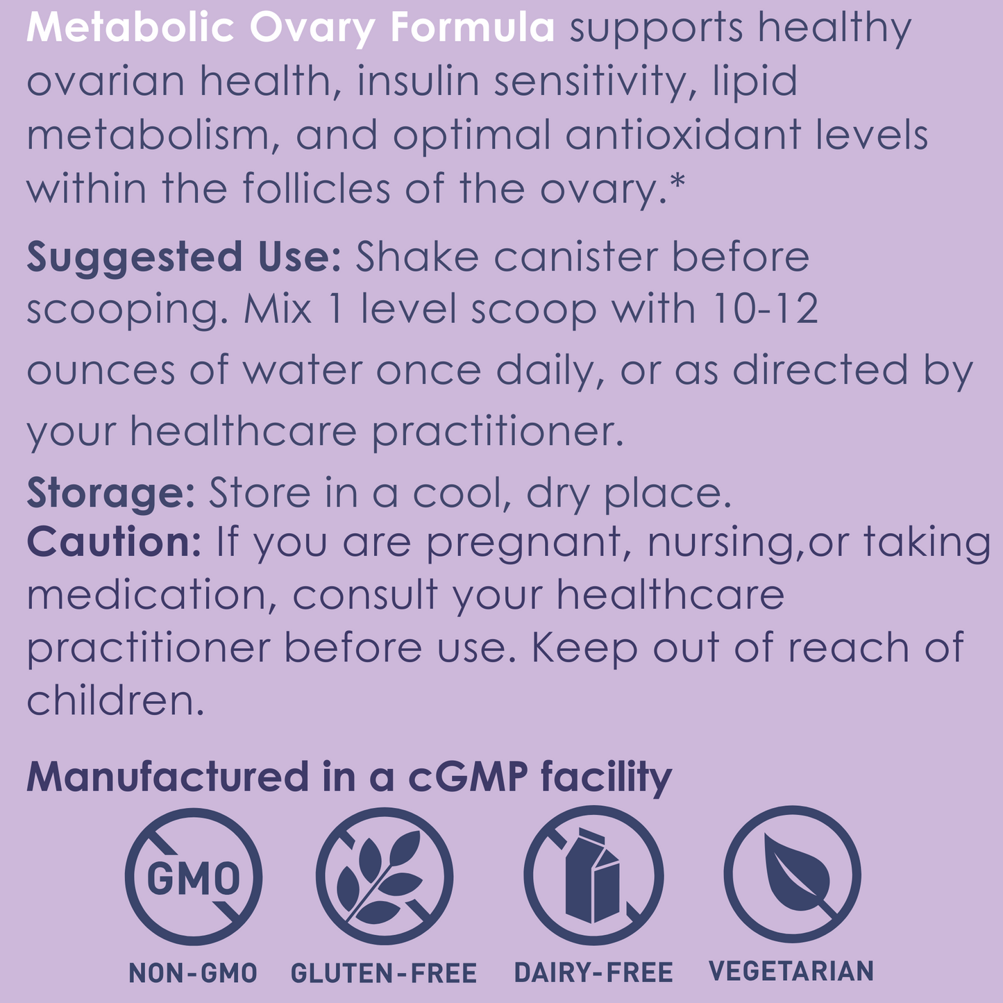 Metabolic Ovary Formula